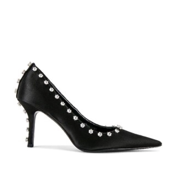 Alexander Wang Delphine 85 Crystal Stud Pump, Black Size 37.5 New + DustBag $895 - Picture 4 of 16